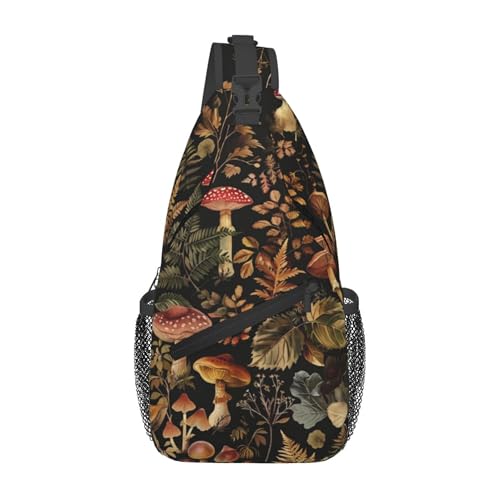 Succulent Cactus Planet Pattern Sling Backpack Crossbody Bag, Chest Bag Daypack for Outdoors Hiking Traveling von Oudrspo