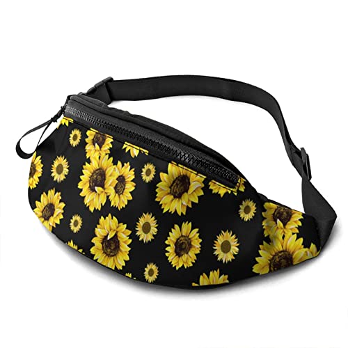 Sunflower Fanny Pack Lässige Gürteltasche mit verstellbarem Gürtel Gürteltaschen für Männer Frauen Reisen Sport Laufen von Oudrspo