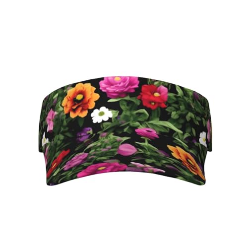 Traktor-Farm-Druck, Sonnenblende für Damen und Herren, verstellbare Baseballkappe mit leerem Oberteil, Strandkappe von Oudrspo