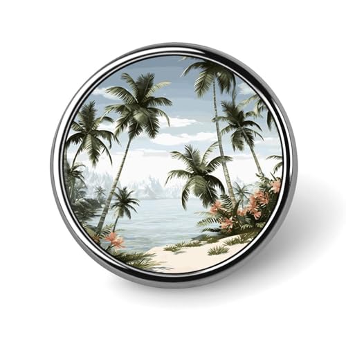 Tropische Palmen-Anstecknadel für Männer, handgezeichnete Skizze, modische Corgi-Brosche, niedliche Emaille-Abzeichen, Anstecknadel aus Aluminiumlegierung für Hüte, Hemden, Taschen, Jacken und Accesso Tropische Palmen-Anstecknadel für Männer, handgezeichnete Skizze, modische Corgi-Brosche, niedliche Emaille-Abzeichen, Anstecknadel aus Aluminiumlegierung für Hüte, Hemden, Taschen, Jacken und Accesso von Oudrspo