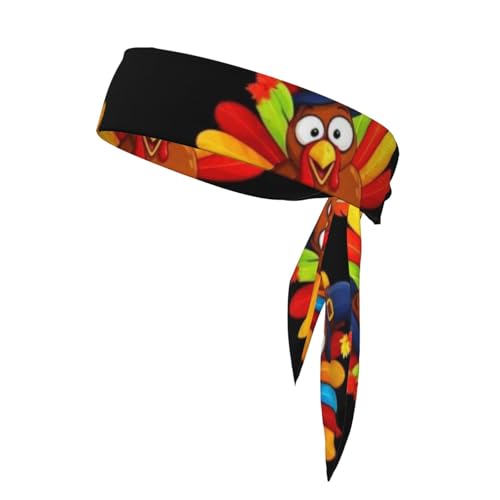 Unisex Kopf Krawatte Stirnband Sport Haar Band Nicht-Slip Athletisch Workout Schweißbänder von Oudrspo