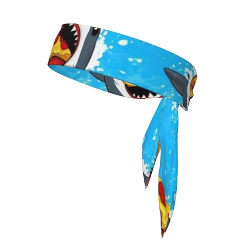 Unisex Kopf Krawatte Stirnband Sport Haar Band Nicht-Slip Athletisch Workout Schweißbänder von Oudrspo