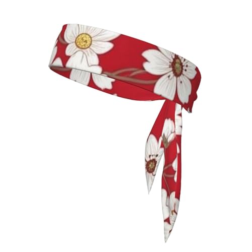 Unisex Kopf Krawatte Stirnband Sport Haar Band Nicht-Slip Athletisch Workout Schweißbänder von Oudrspo