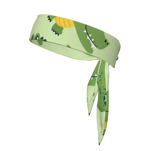 Unisex Kopf Krawatte Stirnband Sport Haar Band Nicht-Slip Athletisch Workout Schweißbänder von Oudrspo