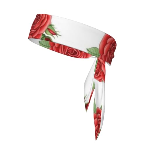 Unisex Kopf Krawatte Stirnband Sport Haar Band Nicht-Slip Athletisch Workout Schweißbänder von Oudrspo