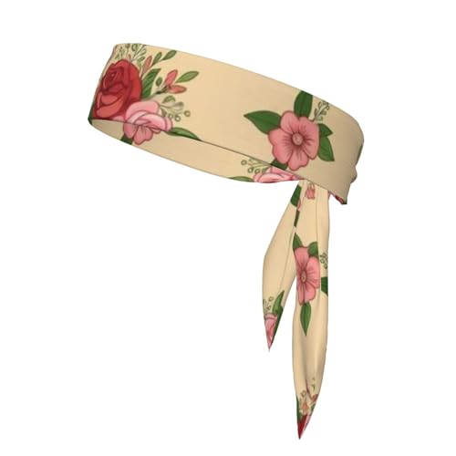 Unisex Kopf Krawatte Stirnband Sport Haar Band Nicht-Slip Athletisch Workout Schweißbänder von Oudrspo