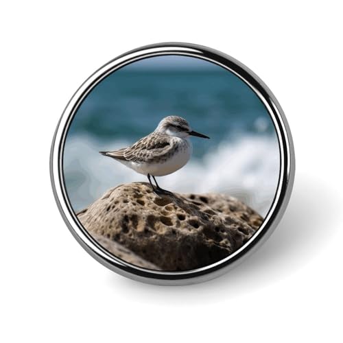 Vogel sitzt auf dem Felsen, Anstecknadel für Männer, Vogel sitzt auf dem Felsen, modische Brosche – niedliche Emaille-Anstecker, Anstecknadel aus Aluminiumlegierung für Hüte, Hemden, Taschen, Jacken u Vogel sitzt auf dem Felsen, Anstecknadel für Männer, Vogel sitzt auf dem Felsen, modische Brosche – niedliche Emaille-Anstecker, Anstecknadel aus Aluminiumlegierung für Hüte, Hemden, Taschen, Jacken u von Oudrspo