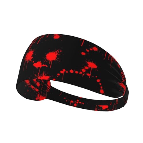 Vollmond Sasquatch Gepard schwarze Stirnbänder für Frauen rutschfeste weiche elastische Haarbänder Yoga Laufen Sport Workout Gym Kopfwickel Stoff Bandana von Oudrspo
