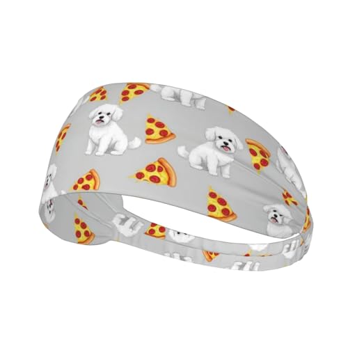 Vollmond Sasquatch Gepard schwarze Stirnbänder für Frauen rutschfeste weiche elastische Haarbänder Yoga Laufen Sport Workout Gym Kopfwickel Stoff Bandana von Oudrspo