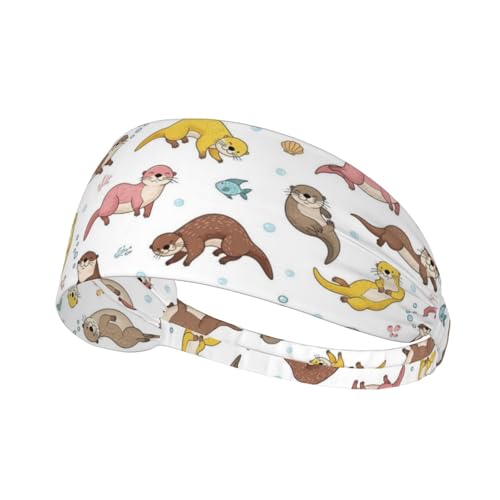 Vollmond Sasquatch Gepard schwarze Stirnbänder für Frauen rutschfeste weiche elastische Haarbänder Yoga Laufen Sport Workout Gym Kopfwickel Stoff Bandana von Oudrspo