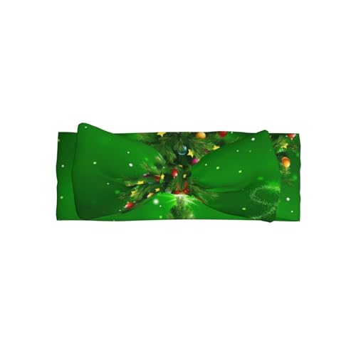 Weihnachtsbäume Geschenke Dehnbares Stirnband mit Schleife für Neugeborene – Haarband mit Engelsprinzessin, perfektes Vollmondgeschenk für Kinder und Mädchen von Oudrspo