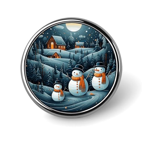 Weihnachtsmann-Pinguin-Anstecknadel für Männer, Mopswelpen, modische Brosche – süße Emaille-Anstecker, Anstecknadel aus Aluminiumlegierung für Hüte, Hemden, Taschen, Jacken und Accessoires (runde Anst Weihnachtsmann-Pinguin-Anstecknadel für Männer, Mopswelpen, modische Brosche – süße Emaille-Anstecker, Anstecknadel aus Aluminiumlegierung für Hüte, Hemden, Taschen, Jacken und Accessoires (runde Anst von Oudrspo
