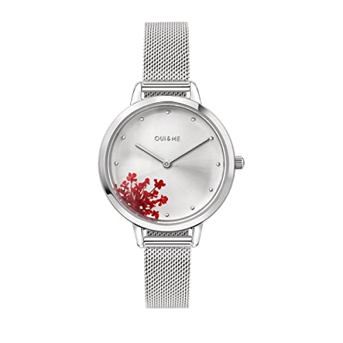 Oui & Me Damen Uhr, Fleurette Kollektion, Quarzwerk, Nur Zeitanzeige - ME010249 von Oui & Me