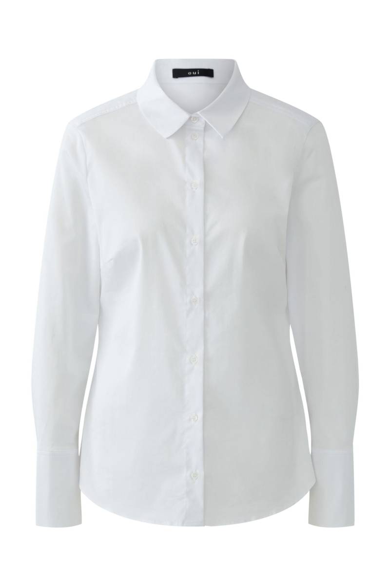 Oui - ANUYA Hemdbluse Baumwollmischung optic white - Gr. - 38 von Oui