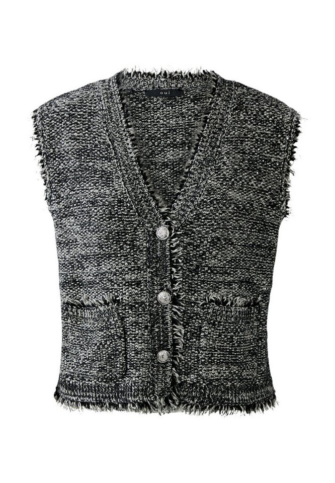 Oui Anzugweste Strickweste von Oui