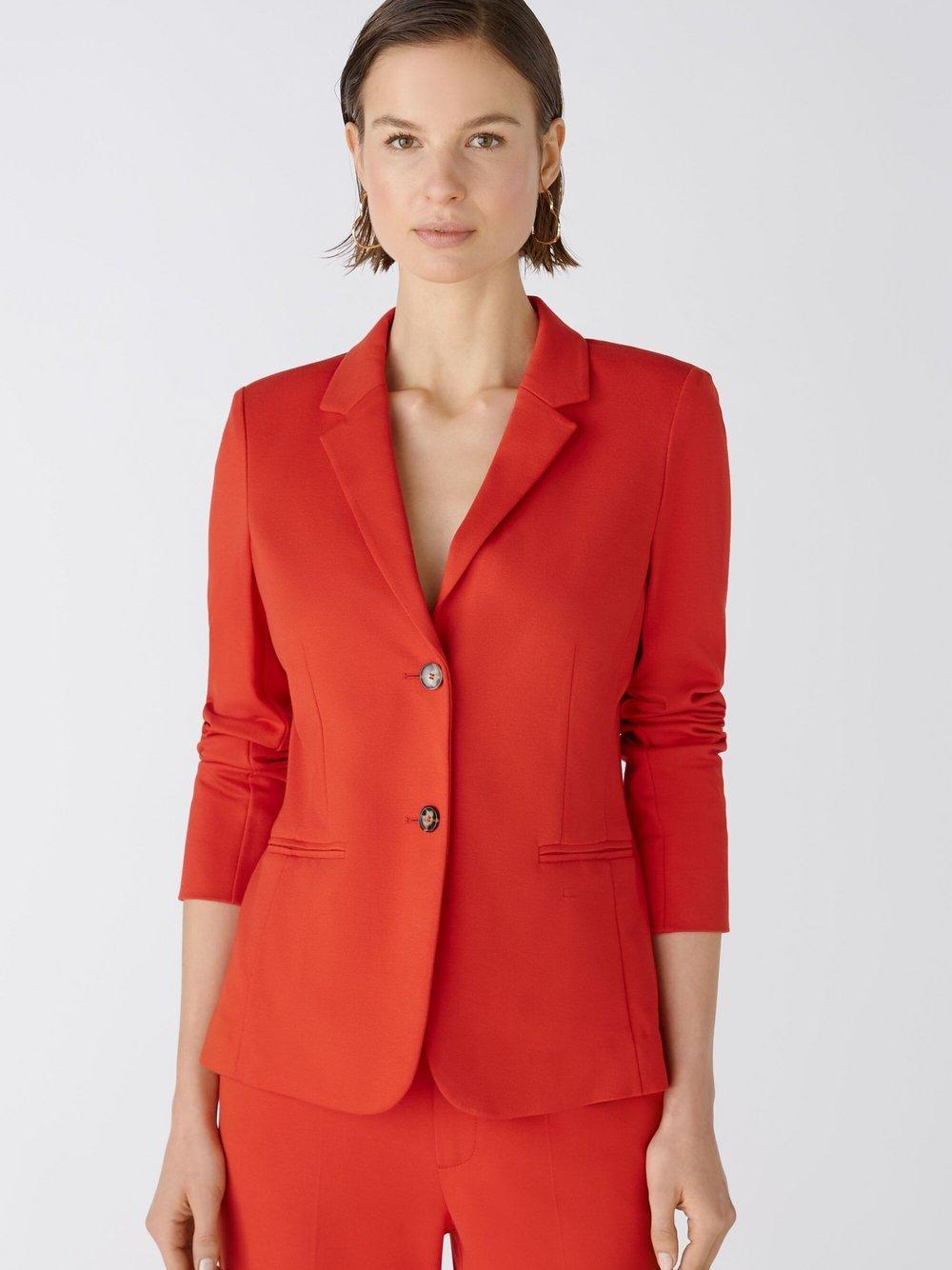 Oui Blazer Damen Viskose, rot von Oui