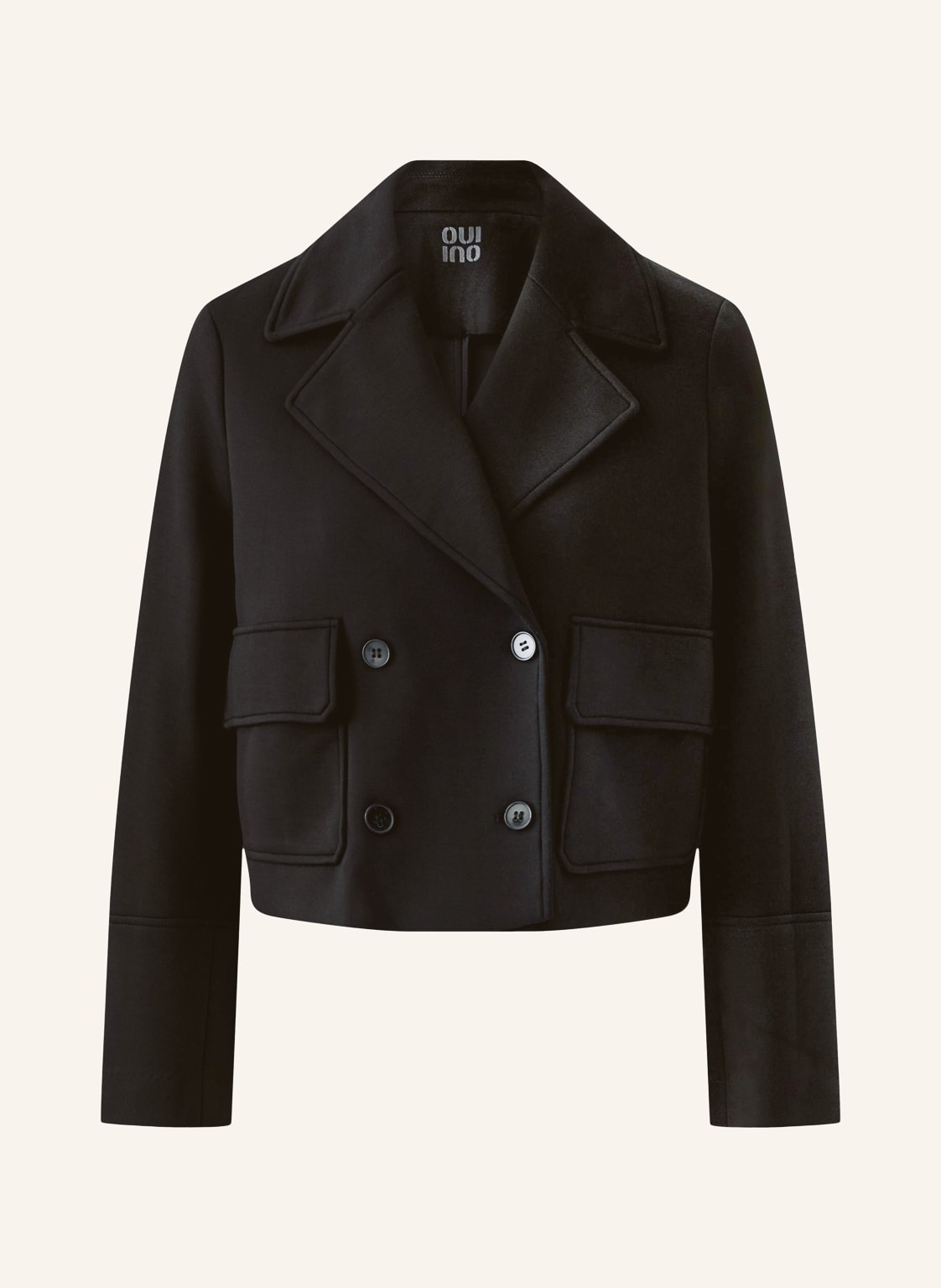 Oui Blazer schwarz von Oui