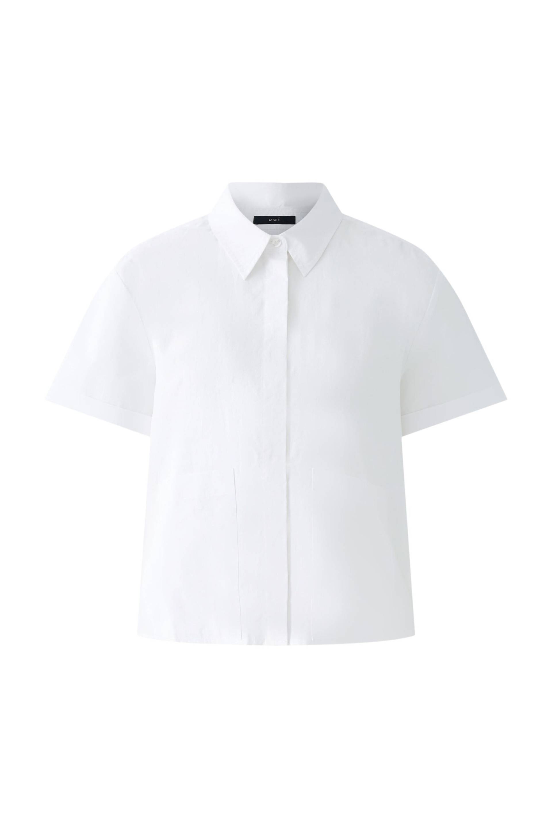 Oui - Bluse optic white - Gr. - 38 von Oui