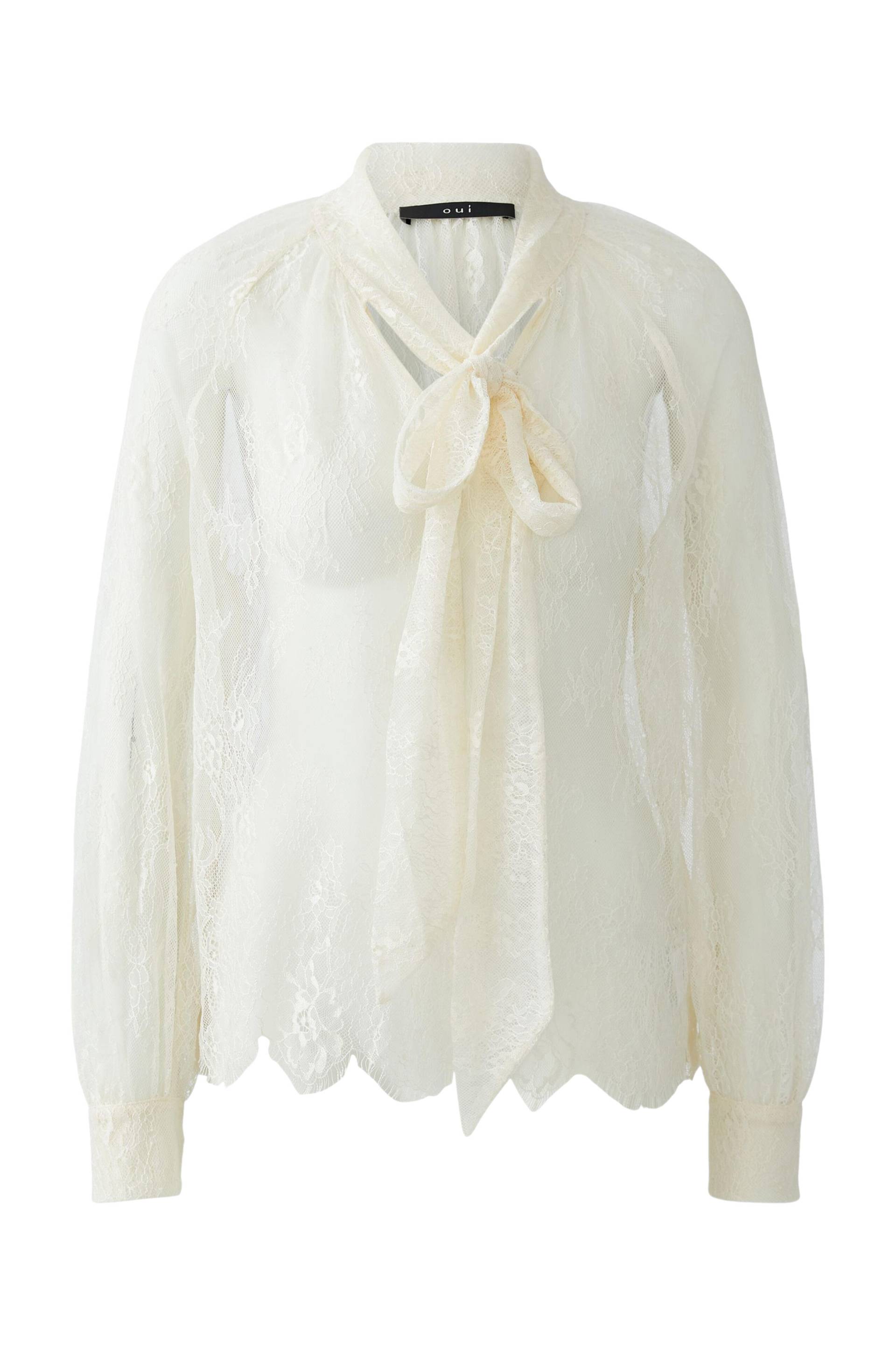 Oui - Bluse whitecap gray - Gr. - 42 von Oui