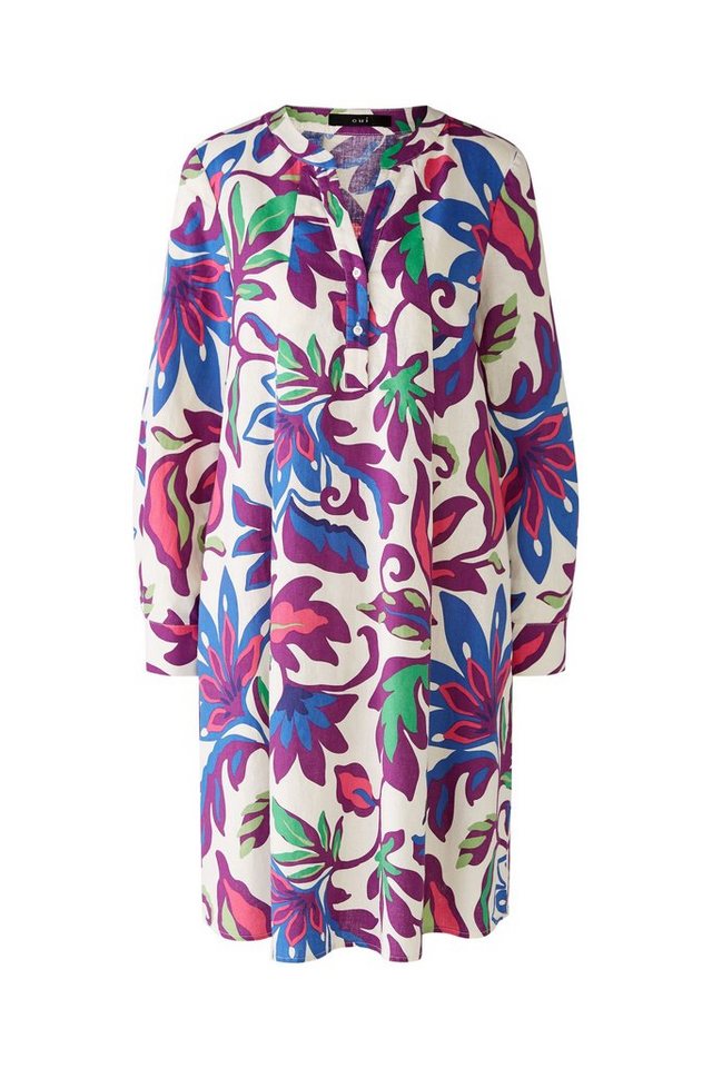 Oui Blusenkleid Oui Sommerkleid - lilac green 44 (1-tlg) von Oui