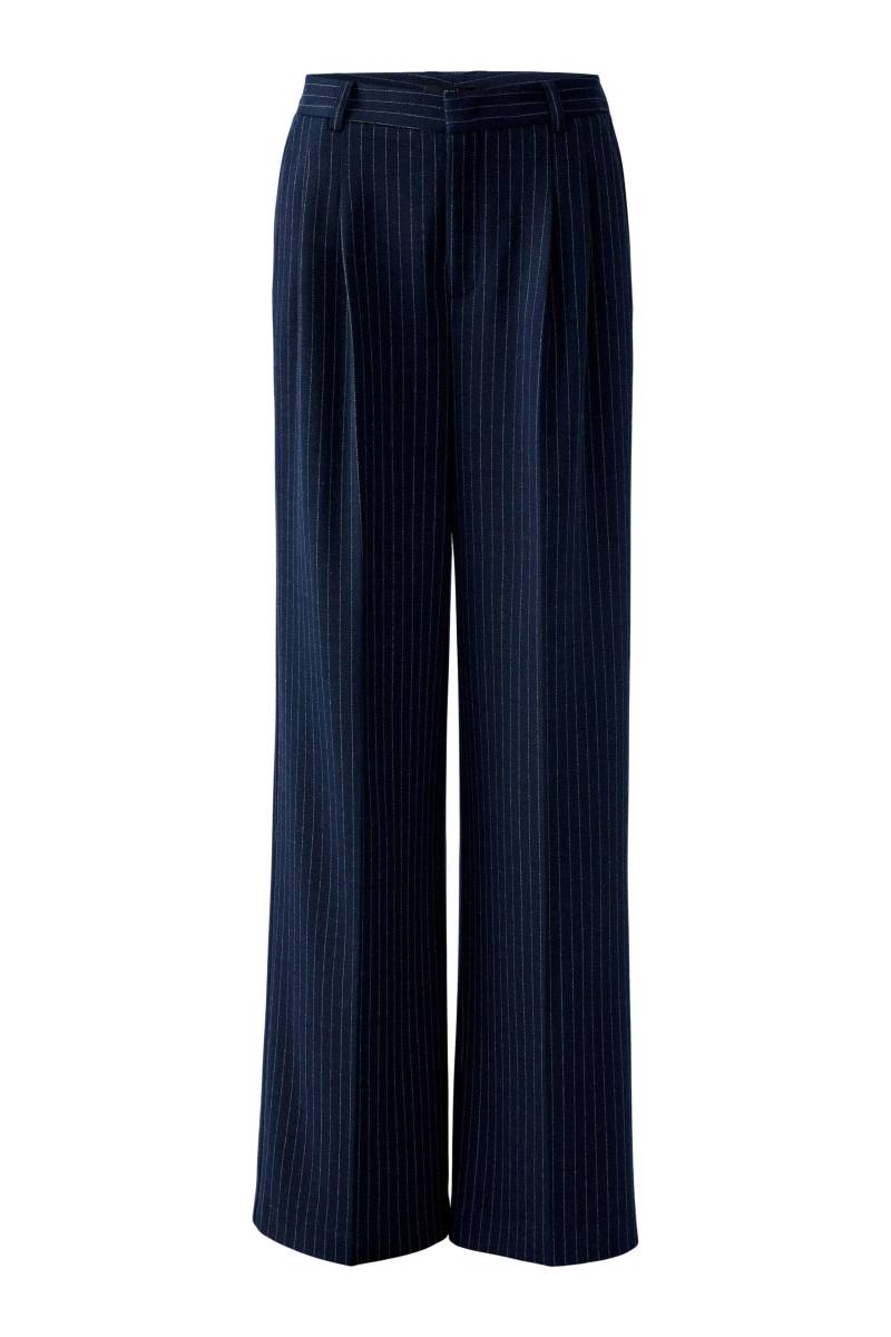 Oui - Bundfaltenhose dk blue camel - Gr. - 40 von Oui