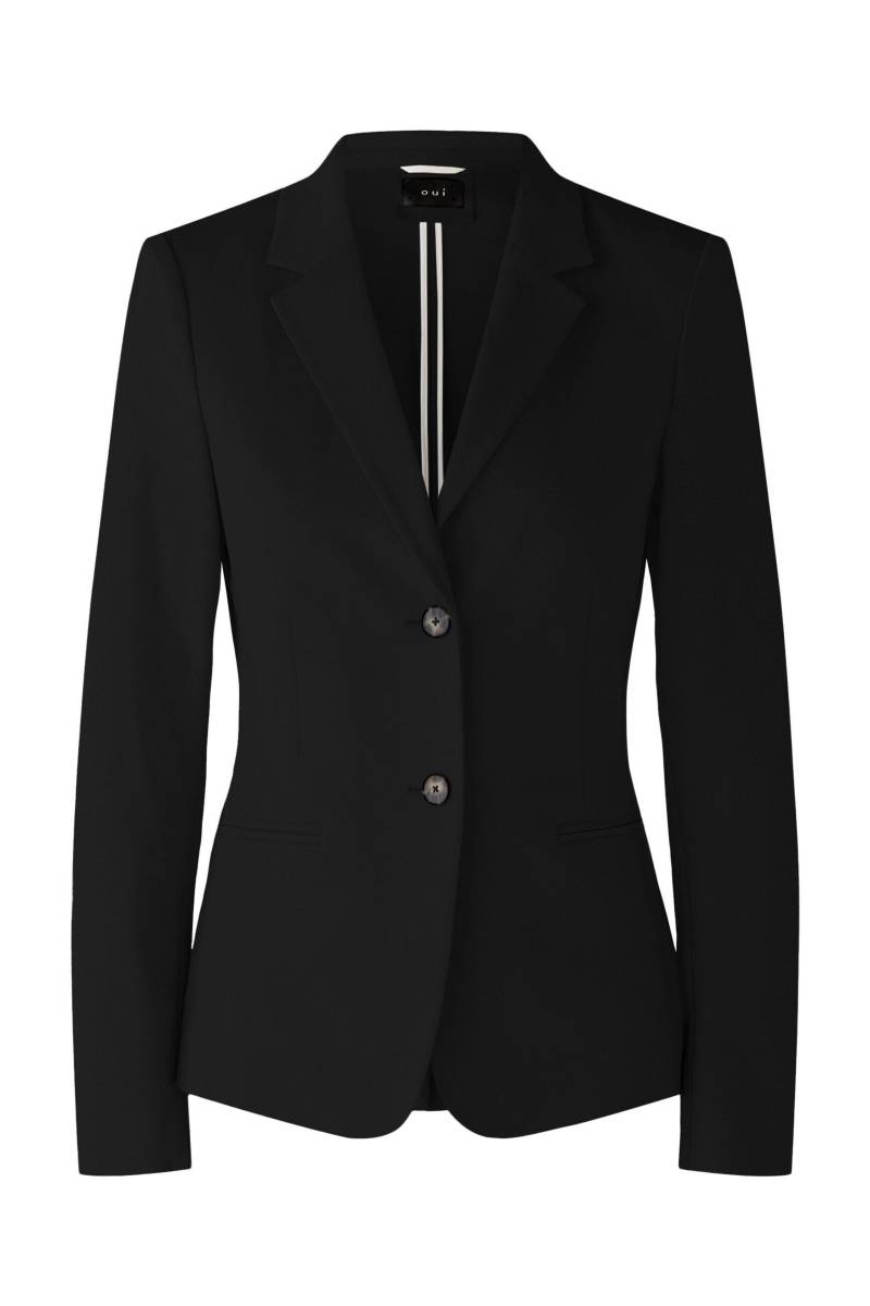 Oui - CLOYEE Blazer Heavy Jersey black - Gr. - 34 von Oui