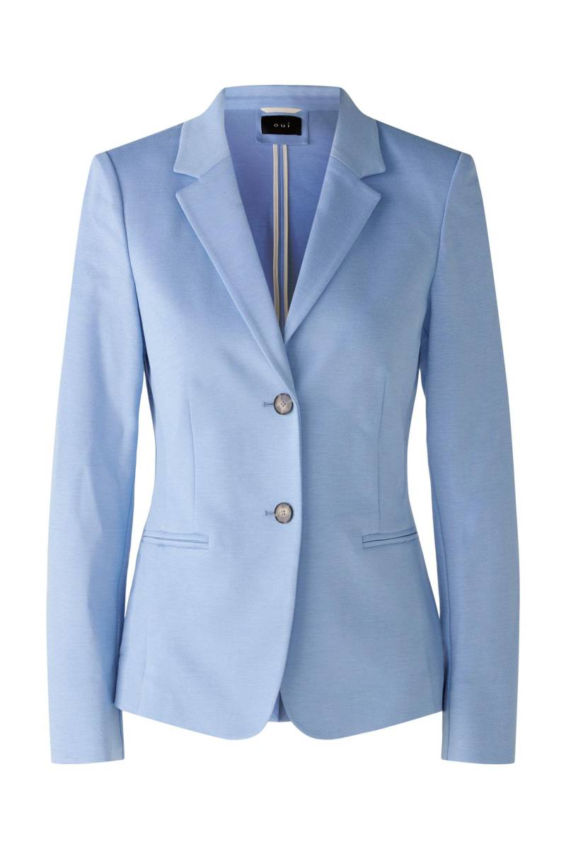 Oui - CLOYEE Blazer Heavy Jersey light blue - Gr. - 38 von Oui