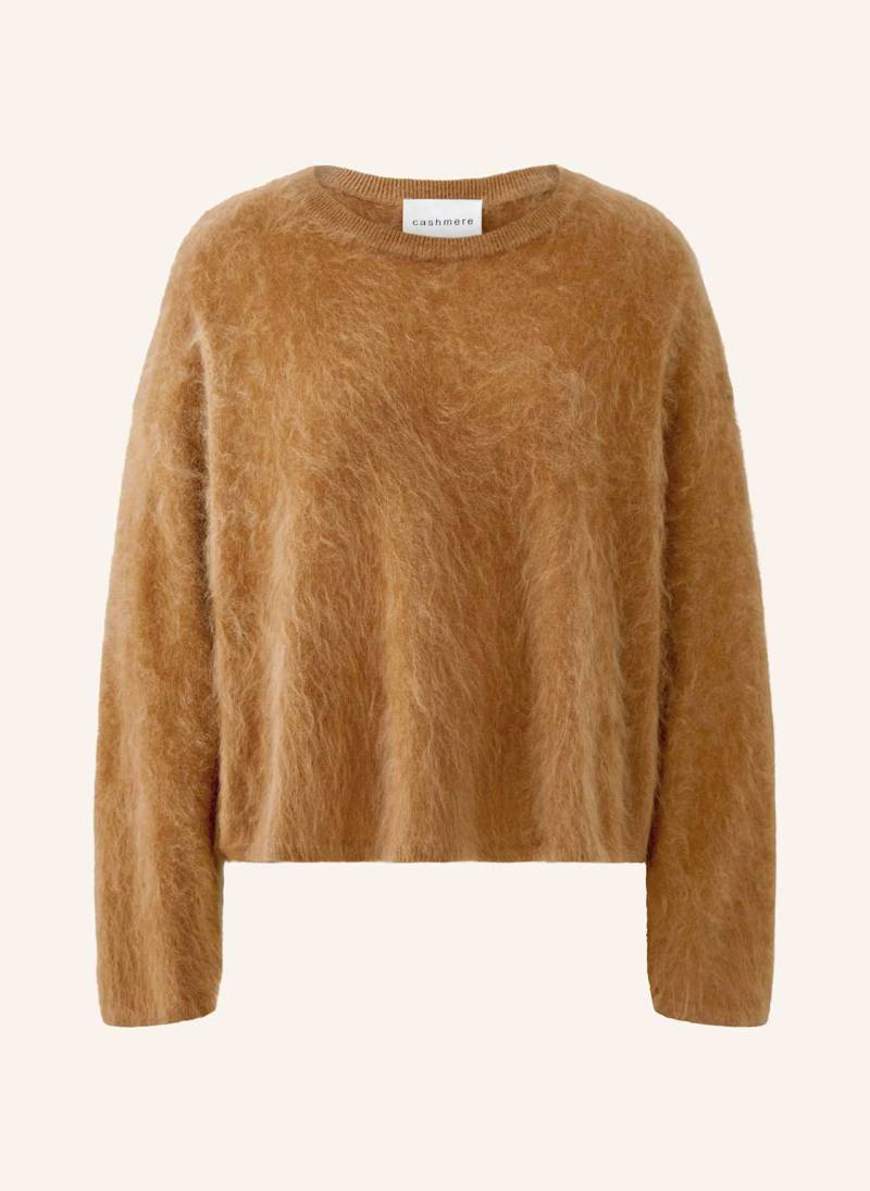 Oui Cashmere-Pullover braun von Oui