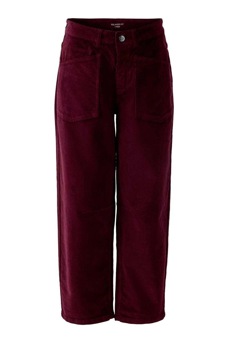 Oui - Cordhose Barrel Fit bramble berry - Gr. - 40 von Oui