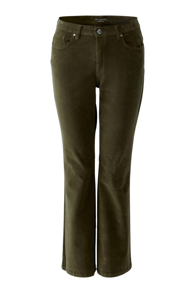 Oui - Cordhose THE CROPPED khaki - Gr. - 40 von Oui