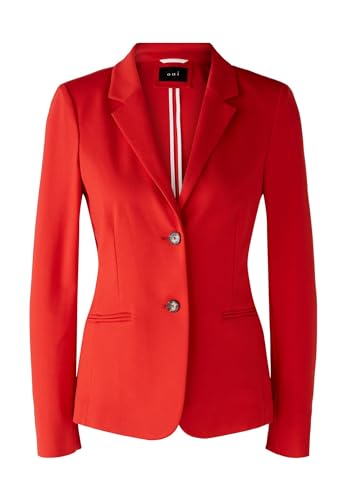 Oui Damen Blazer CLOYEE Heavy Jersey tailliert geschnitten Uni von Oui