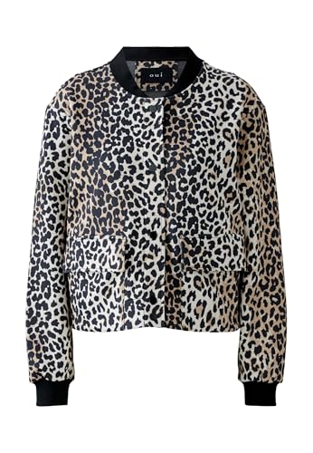 Oui Damen Blouson Scuba Qualität o-shape Alloverprint von Oui