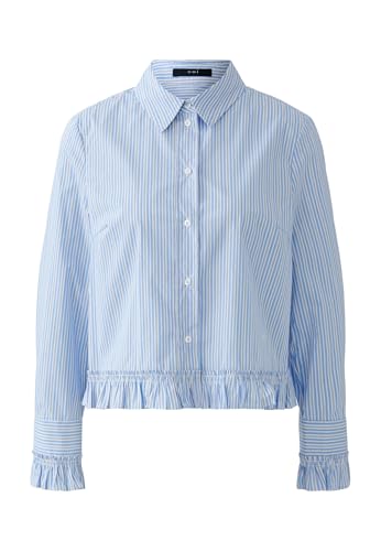 Oui Damen Bluse Boxy geschnitten Gestreift von Oui
