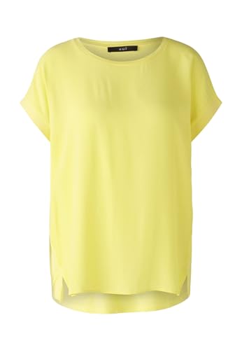 Oui Damen Blusenshirt Ayano 100% Viskosepatch lässig geschnitten Uni von Oui