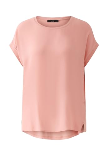 Oui Damen Blusenshirt Ayano 100% Viskosepatch lässig geschnitten Uni von Oui