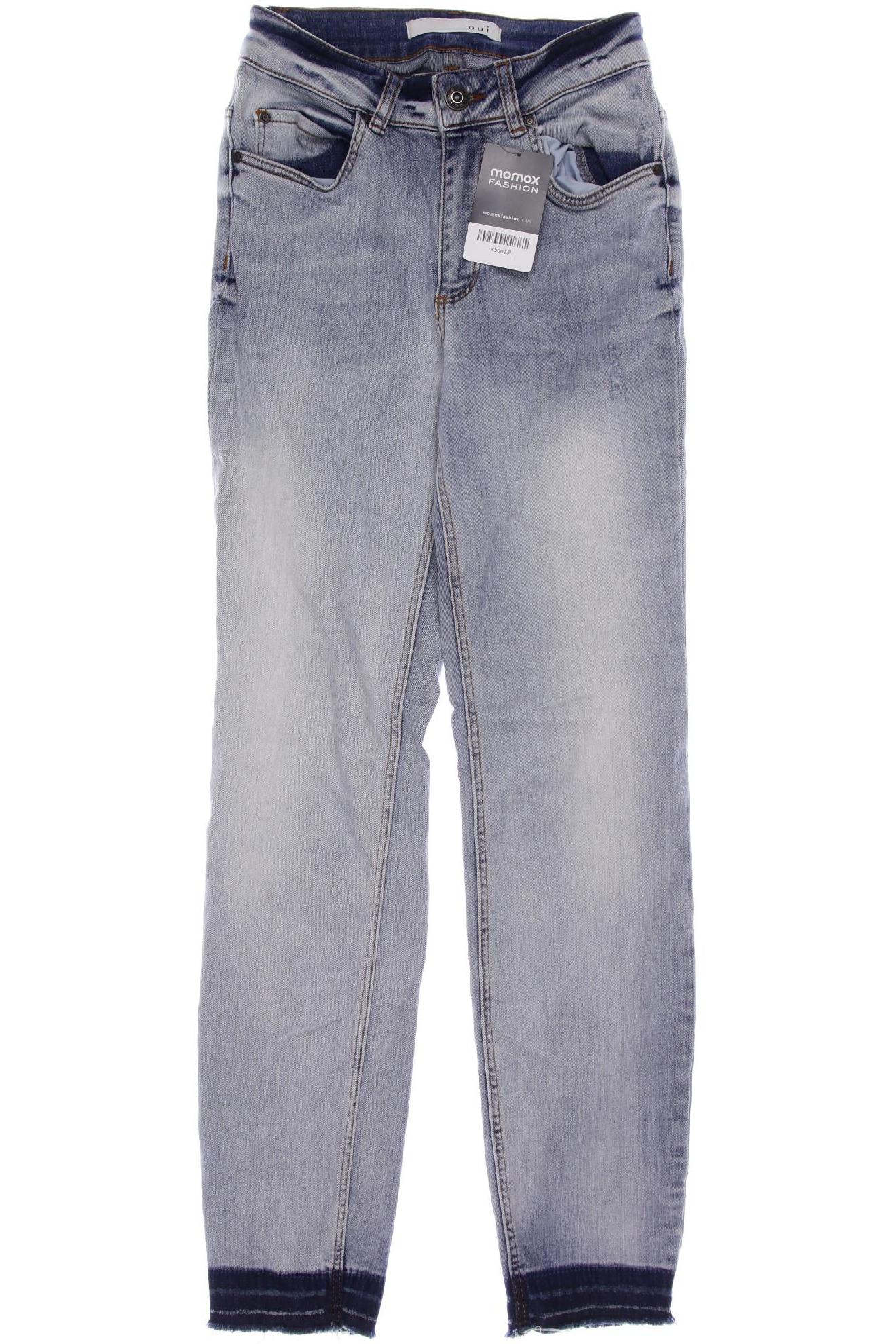 Oui Damen Jeans, blau von Oui