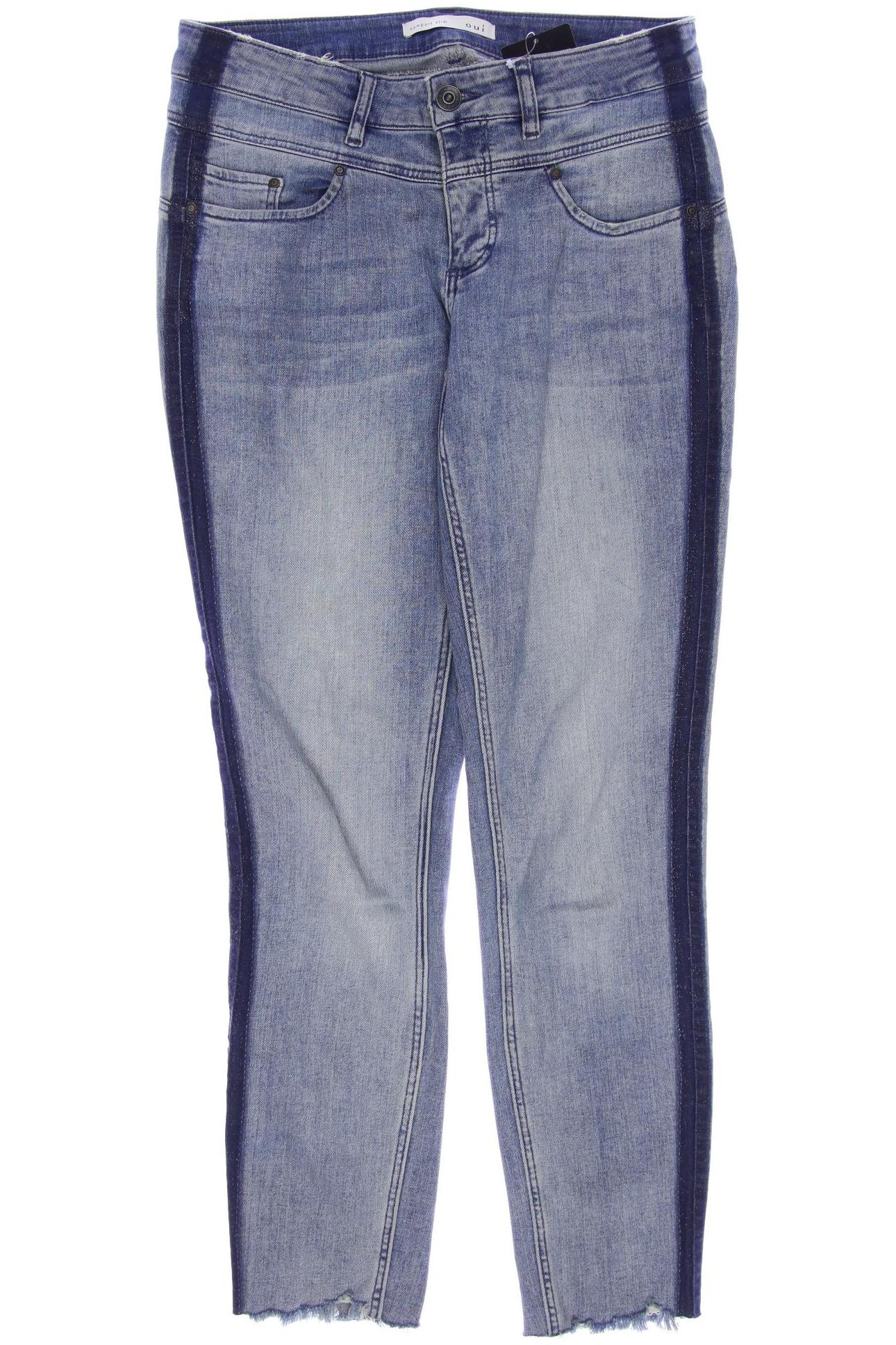 Oui Damen Jeans, blau von Oui