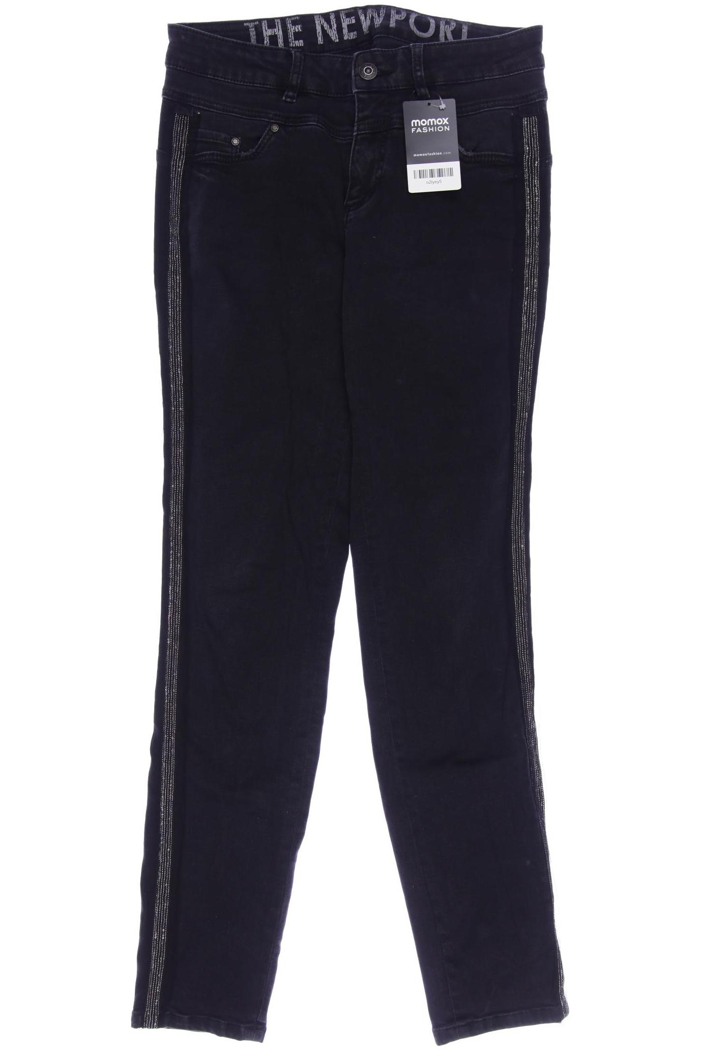 Oui Damen Jeans, schwarz von Oui