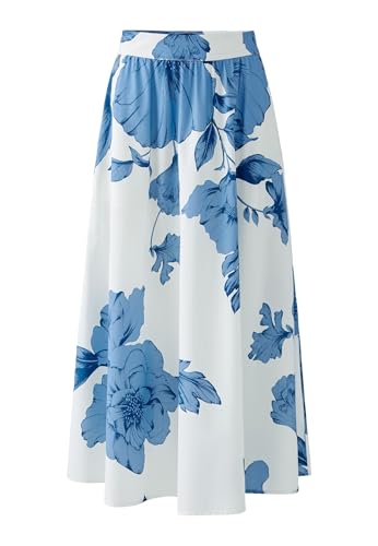 Oui Damen Maxirock Reine Baumwolle a-Shape Floral von Oui