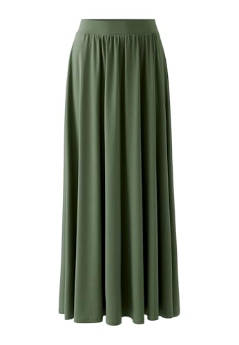 Oui Damen Maxirock Silky Touch Qualität a-Shape Uni von Oui