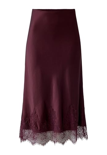 Oui Damen Midi Rock a-Shape Uni von Oui