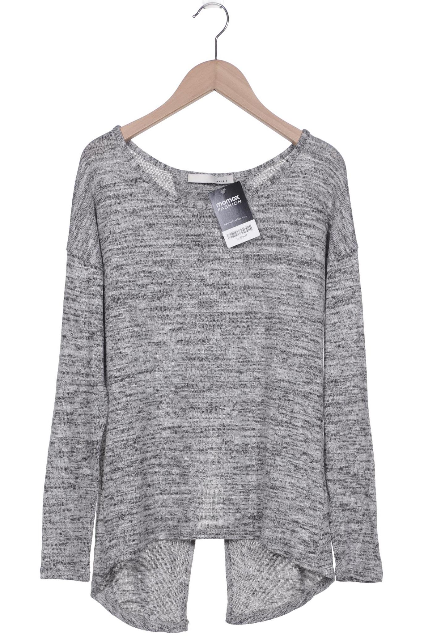 Oui Damen Pullover, grau von Oui