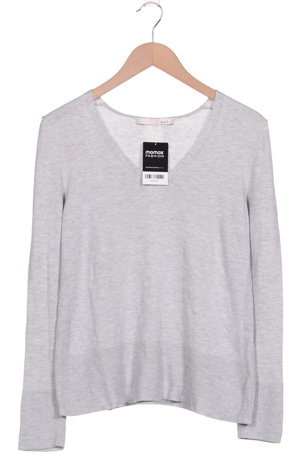 Oui Damen Pullover, grau von Oui