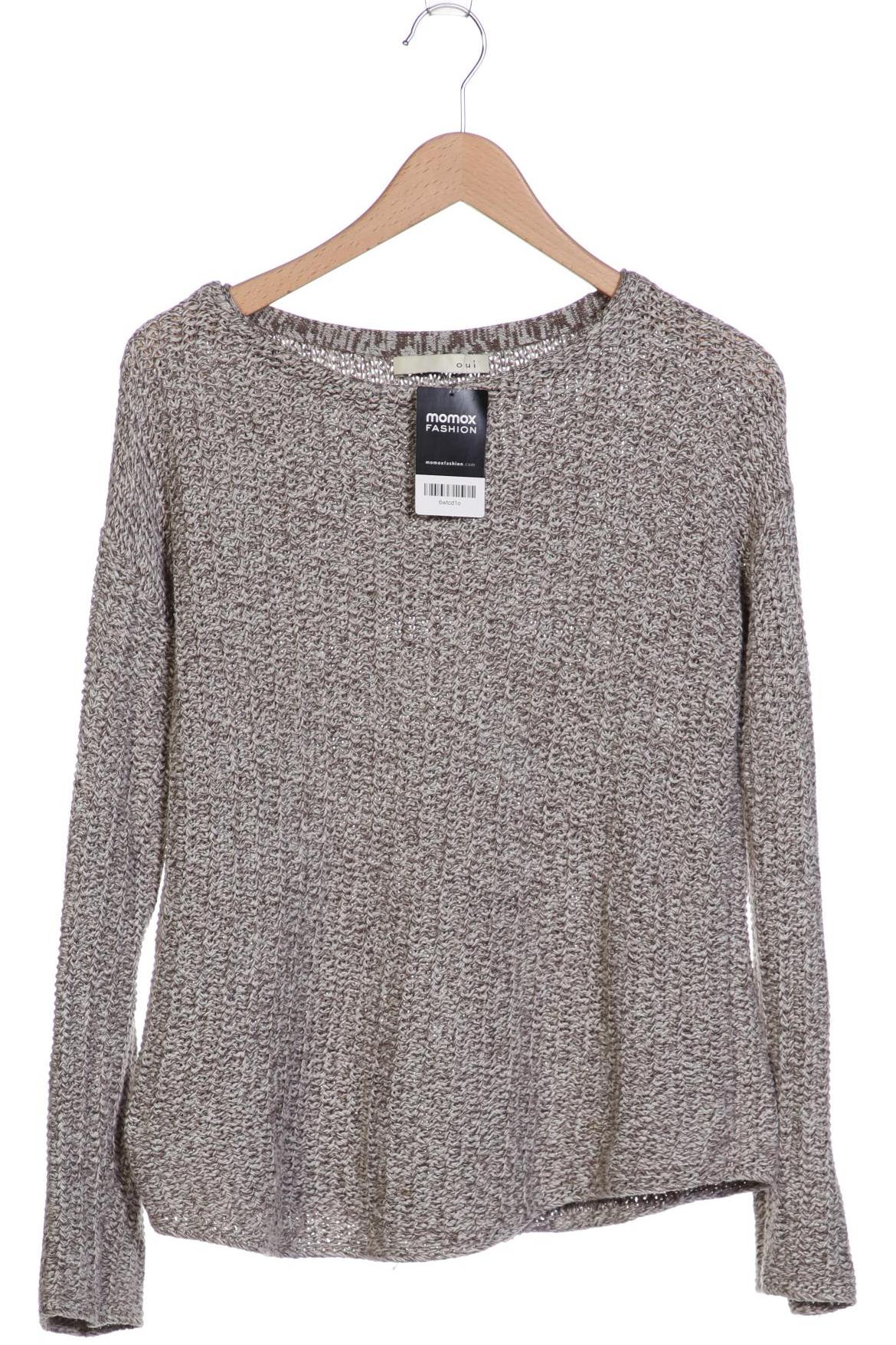 Oui Damen Pullover, grau von Oui