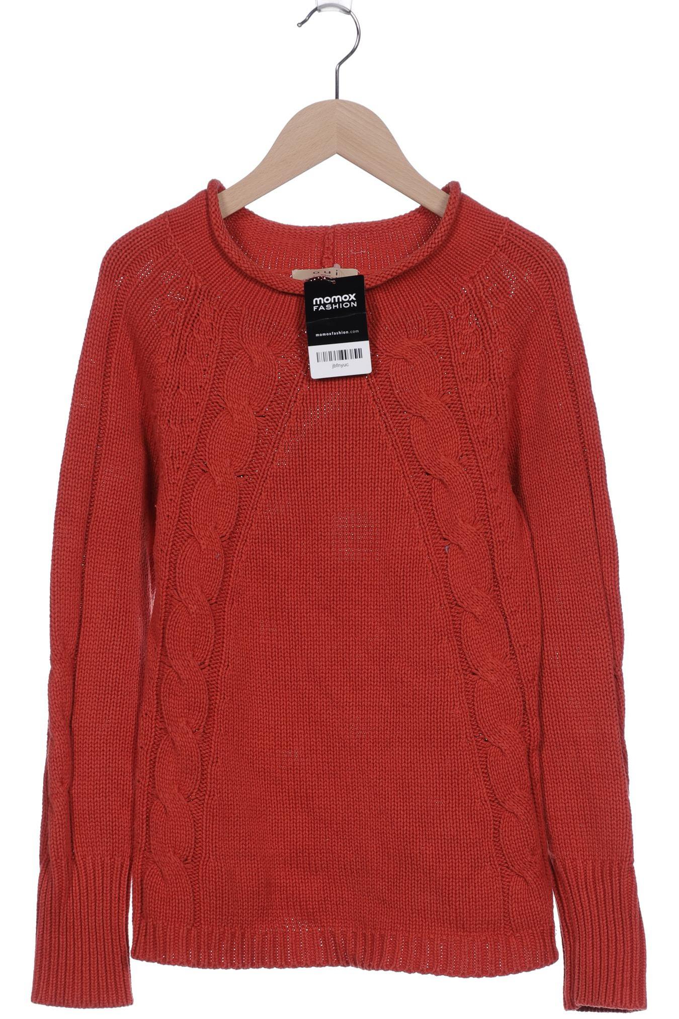 Oui Damen Pullover, orange von Oui