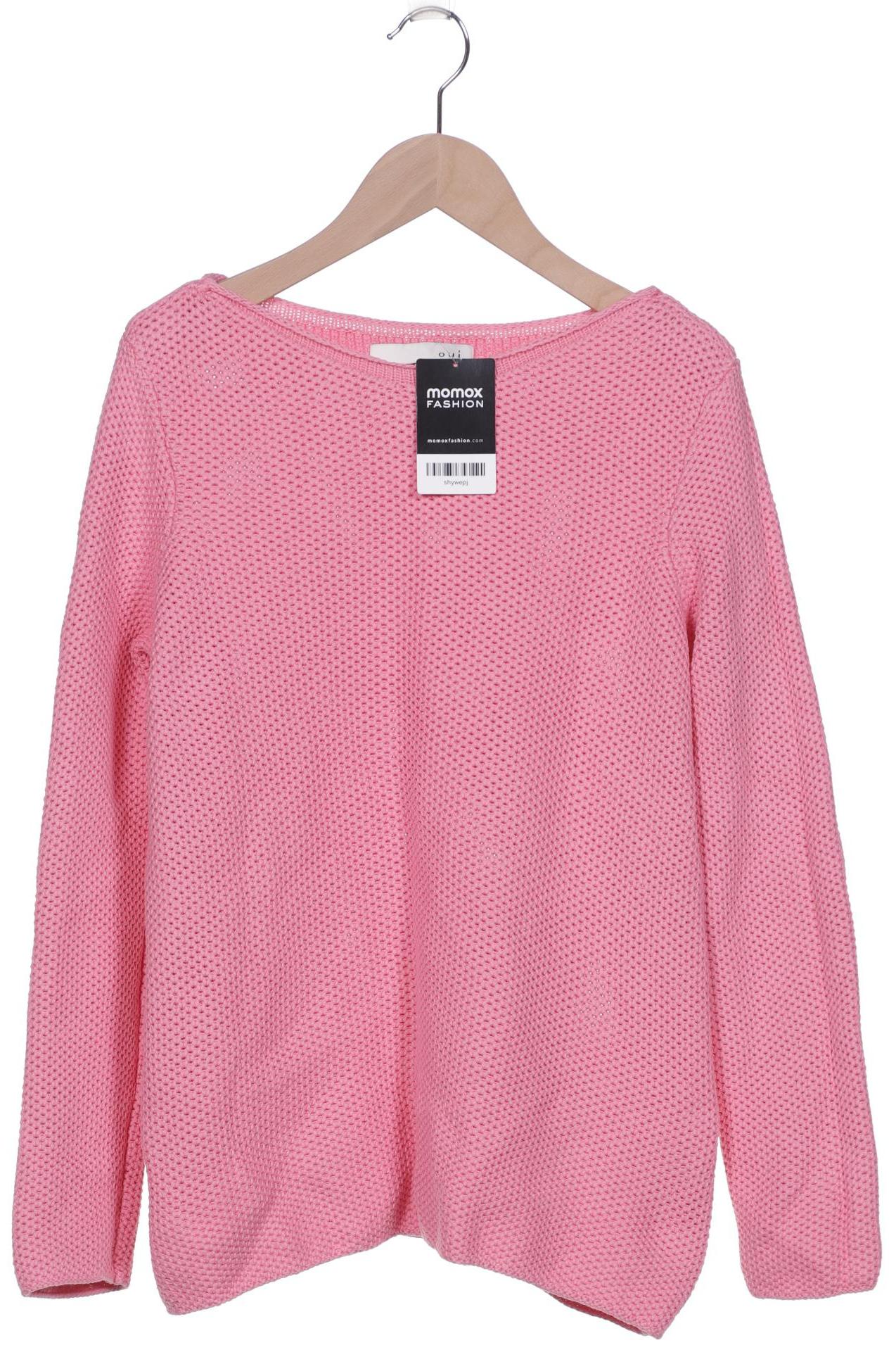 Oui Damen Pullover, pink, Gr. 40 von Oui