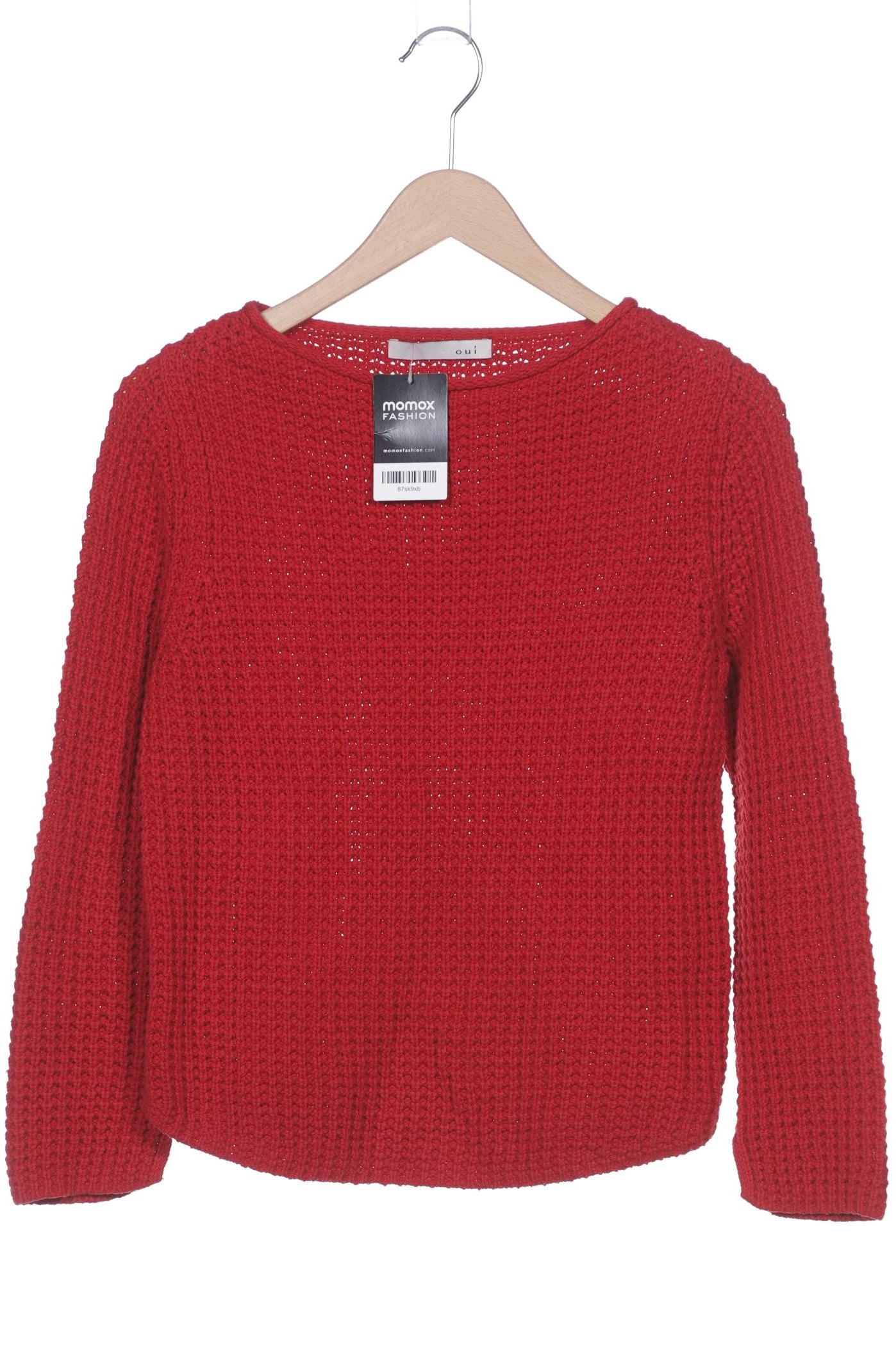 Oui Damen Pullover, rot von Oui