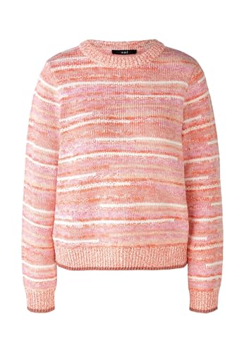 Oui Damen Pullover Baumwollmischung lässig geschnitten Sonstige Freizeit Rundhals ohne Kragen Baumwollmischung von Oui