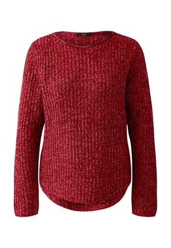 Oui Damen Pullover NAOLIN Baumwollmischung gerade geschnitten Uni von Oui