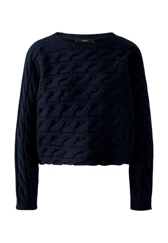 Oui Damen Pullover SIRAH boxy geschnitten Uni von Oui
